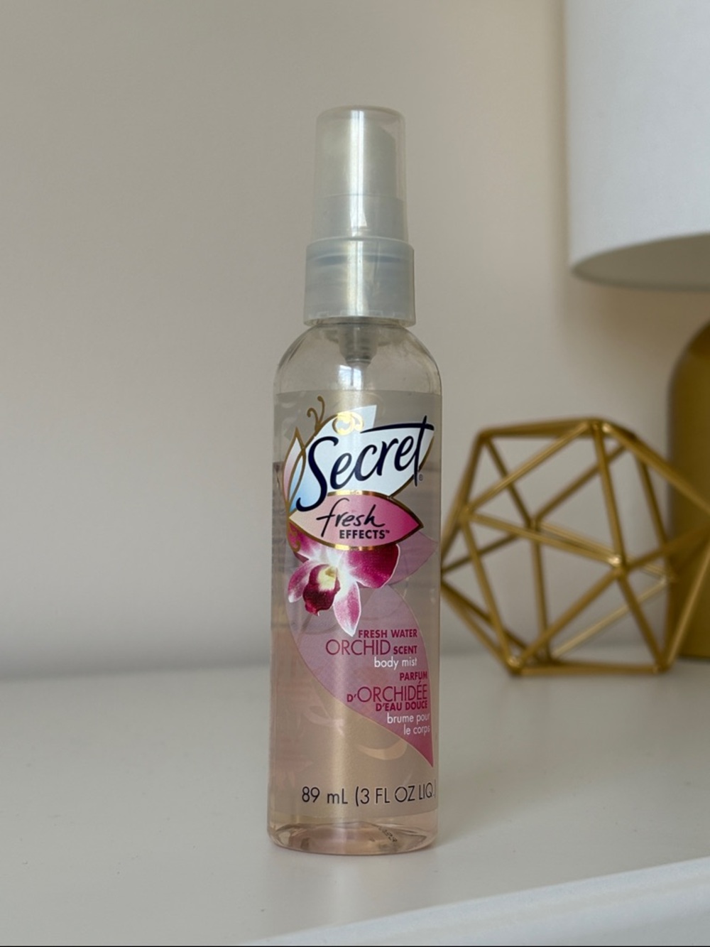 Secret Fresh Effects Orchid Body Mist - 80% full